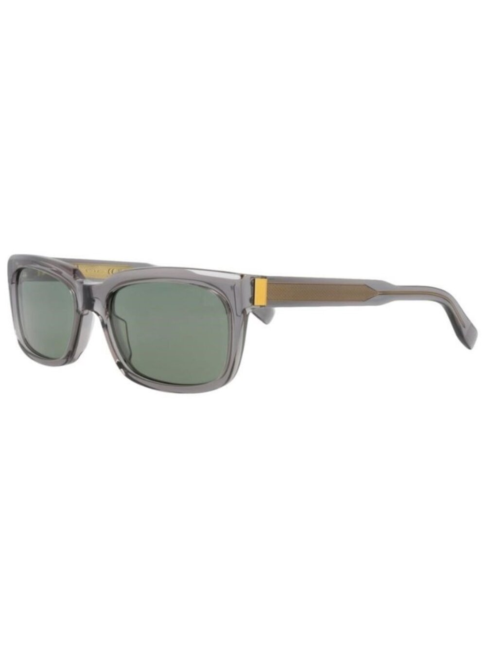 New Dunhill Mens Square/Rectangle Grey Grey Green Fashion Designer Sunglasses